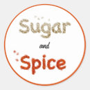 Search for sugar and spice stickers Baby shower