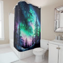 Search for northern lights shower curtains Aurora borealis