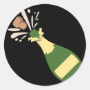 Search for pop the champagne stickers Simple