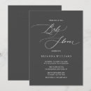 Search for charcoal invitations Simple