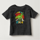 Search for dinosaur 4th birthday tshirts T rex