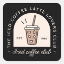 Search for iced coffee stickers Latte