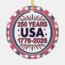Search for 1776 christmas tree decorations Red white and blue