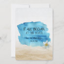 Search for beach vow renewal invitations Watercolor