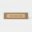 Search for art deco name plates Gold