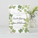 Search for irish wedding save the dates Shamrock