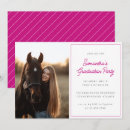 Search for hot pink graduation invitations Modern