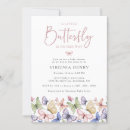 Search for butterflies baby shower invitations Blush pink