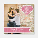 Search for marriage announcement magnets Pink