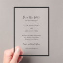 Search for acrylic save the dates Modern