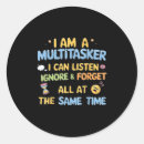 Search for multitasking stickers Listen
