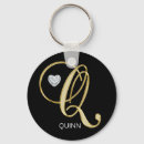 Search for letter q key rings Initial