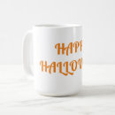 Search for halloween coffee mugs Black and orange