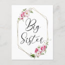 Search for big sister to be postcards For kids