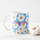 Search for blue daisies mugs Elegant