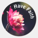 Search for inspirational round stickers Faith