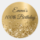 Search for 100th birthday stickers Elegant