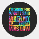 Search for blood sugar stickers T1d vibes