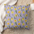 Search for daffodil cushions Watercolor