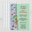 Search for rock wall invitations Boys