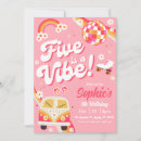 Search for five is a vibe birthday invitations Girl