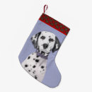Search for dalmatian christmas stockings Black and white
