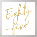 Search for 85th birthday party decor Gold