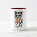 Search for turning forty mugs Over the hill