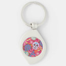 Search for day of the dead key rings Halloween