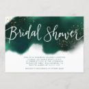 Search for emerald green bridal shower invitations Stylish