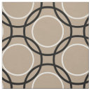 Search for black white modern circle fabric Geometric