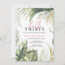 Search for hello thirty invitations Pink