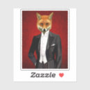 Search for cute funny fox stickers Steampunk