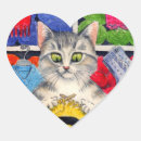 Search for cat with yarn stickers Knitting