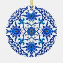 Search for blue and white chinoiserie christmas tree decorations Vintage