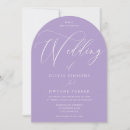 Search for elegant purple wedding invitations Minimal