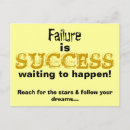 Search for success quote postcards Achievement