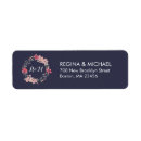Search for rustic wreath return address labels Vintage