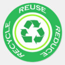 Search for green recycle symbol stickers Reduce