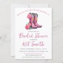 Search for western bridal shower invitations Pink