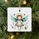 Search for angel wings christmas tree decorations Red