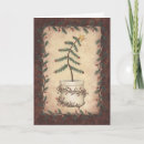 Search for primitive christmas cards Vintage