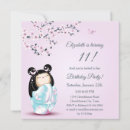 Search for girls 11th birthday invitations Flowers