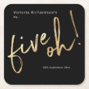 Search for gold foil coasters Milestone