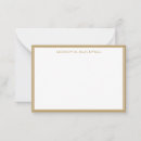 Search for gold border note cards Classic