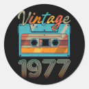 Search for birthday six stickers Retro