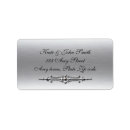 Search for stainless return address labels Metal