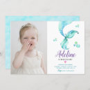 Search for watercolor mermaid invitations Summer