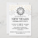 Search for clock new years eve party invitations Modern