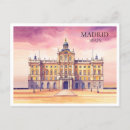 Search for madrid postcards Watercolor